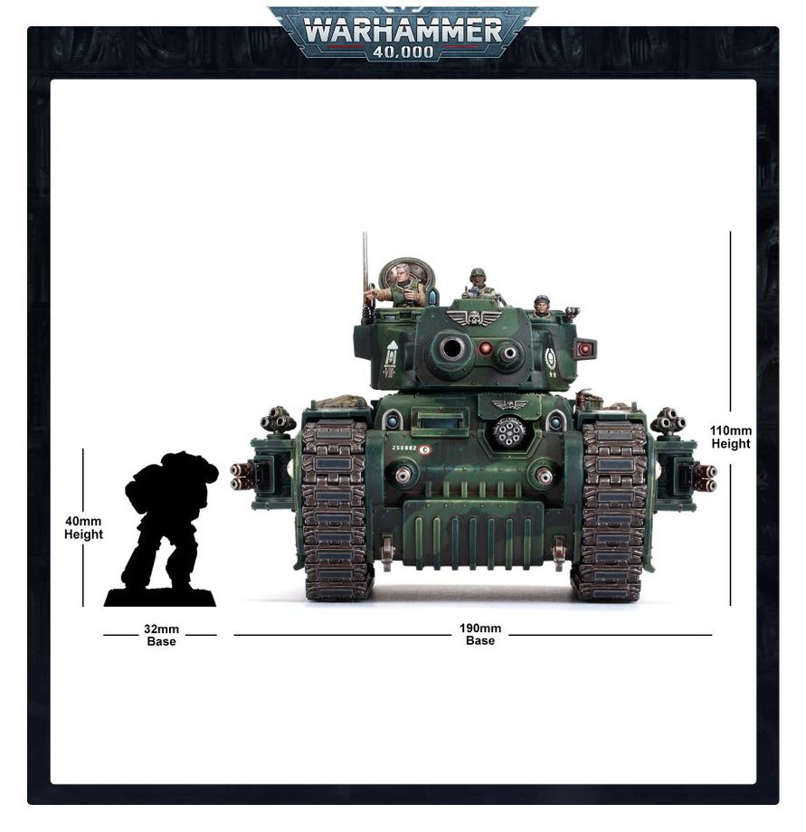 Warhammer 40.000: Astra Militarum - Rogal Dorn Battle Tank (47-31)