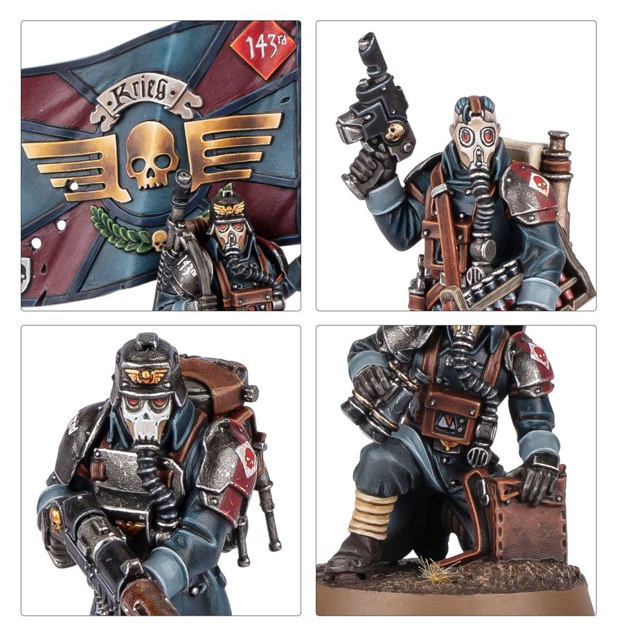 Warhammer 40.000 - Astra Militarum - Krieg Command Squad (47-72)