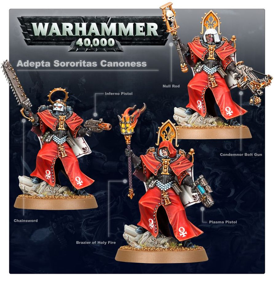 Warhammer 40.000 - Adepta Sororitas - Canoness (52-21)