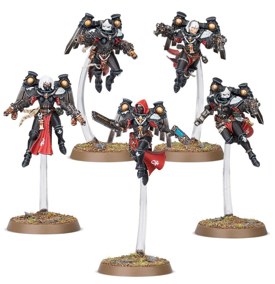 Warhammer 40.000 - Adepta Sororitas - Zephyrim/Seraphim Squad (52-27)