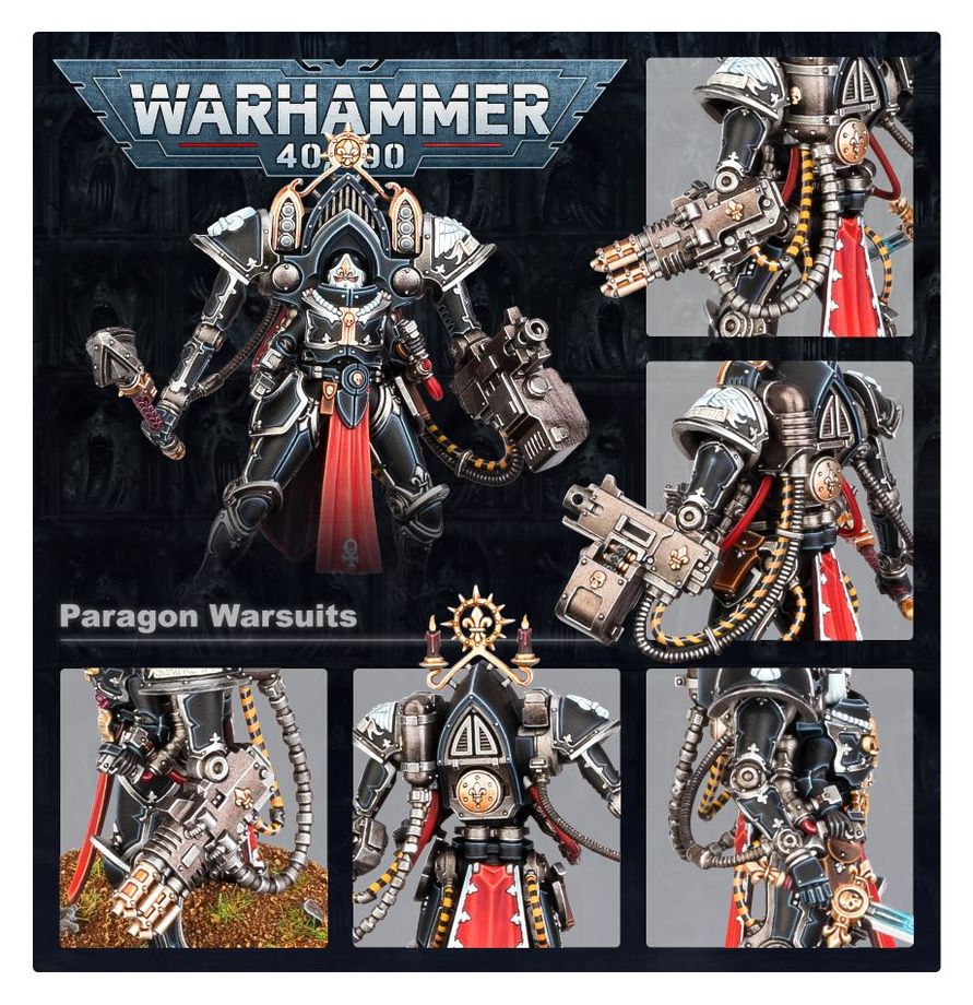 Warhammer 40.000 - Adepta Sororitas - Paragon Warsuits (52-34)