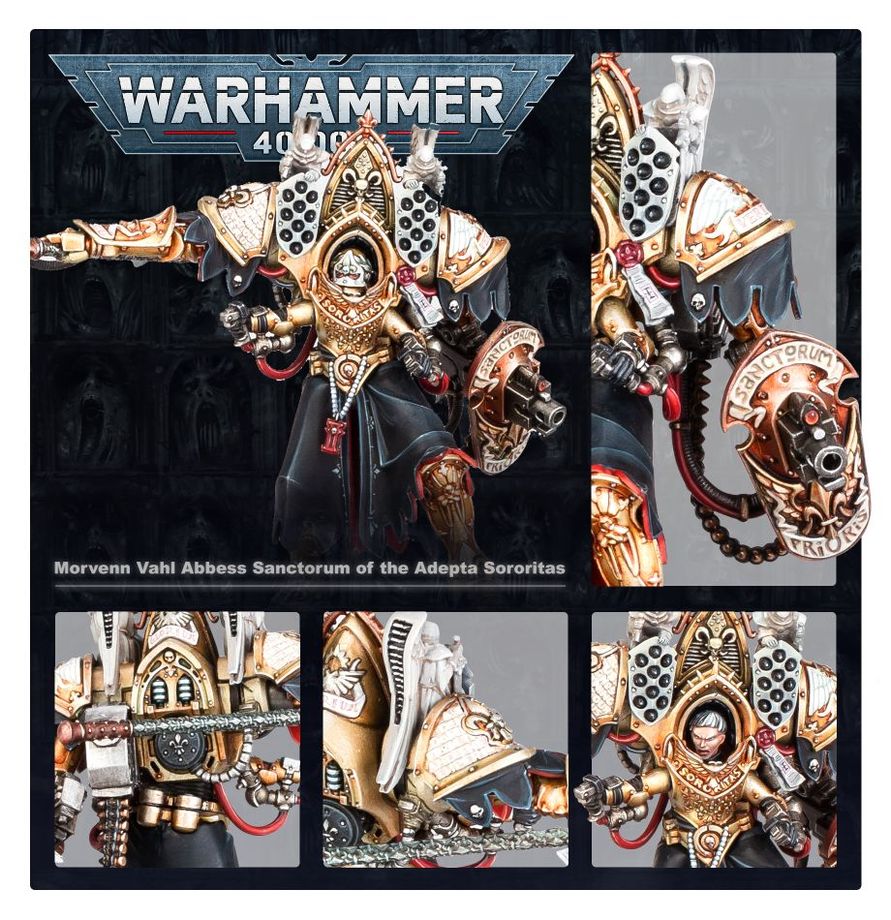 Warhammer 40.000 - Adepta Sororitas - Morvenn Vahl, Abbess Sanctorum of the Adepta Sororitas (52-37)