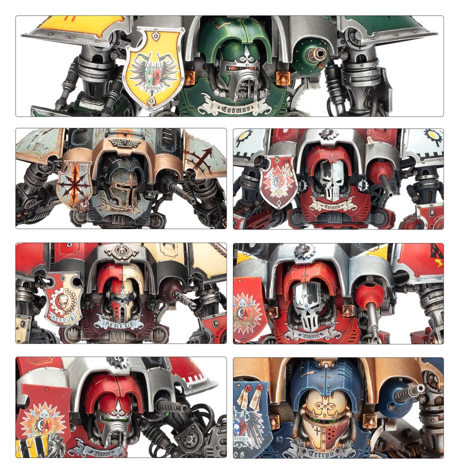 Warhammer 40.000 - Imperial Knights - Questoris-Ritter (54-22)