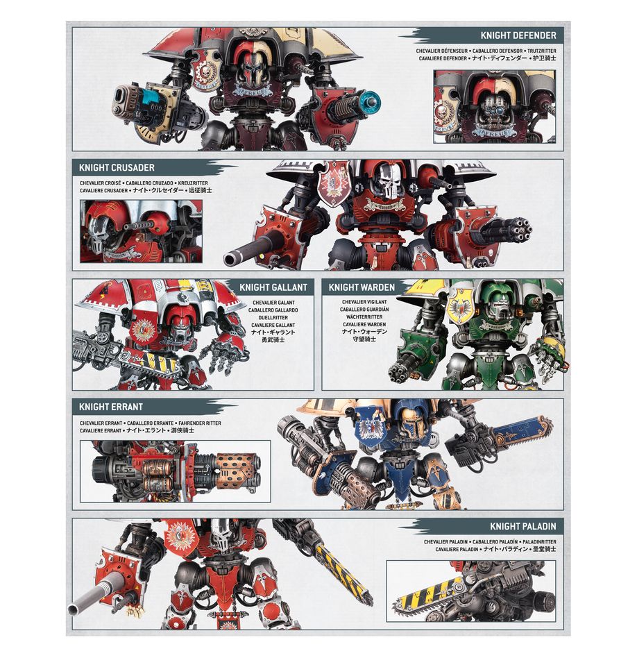 Warhammer 40.000 - Imperial Knights - Questoris-Ritter (54-22)