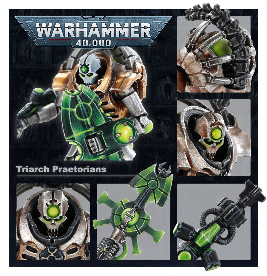 Warhammer 40.000 - Necrons - Triarch Praetorians (49-07)