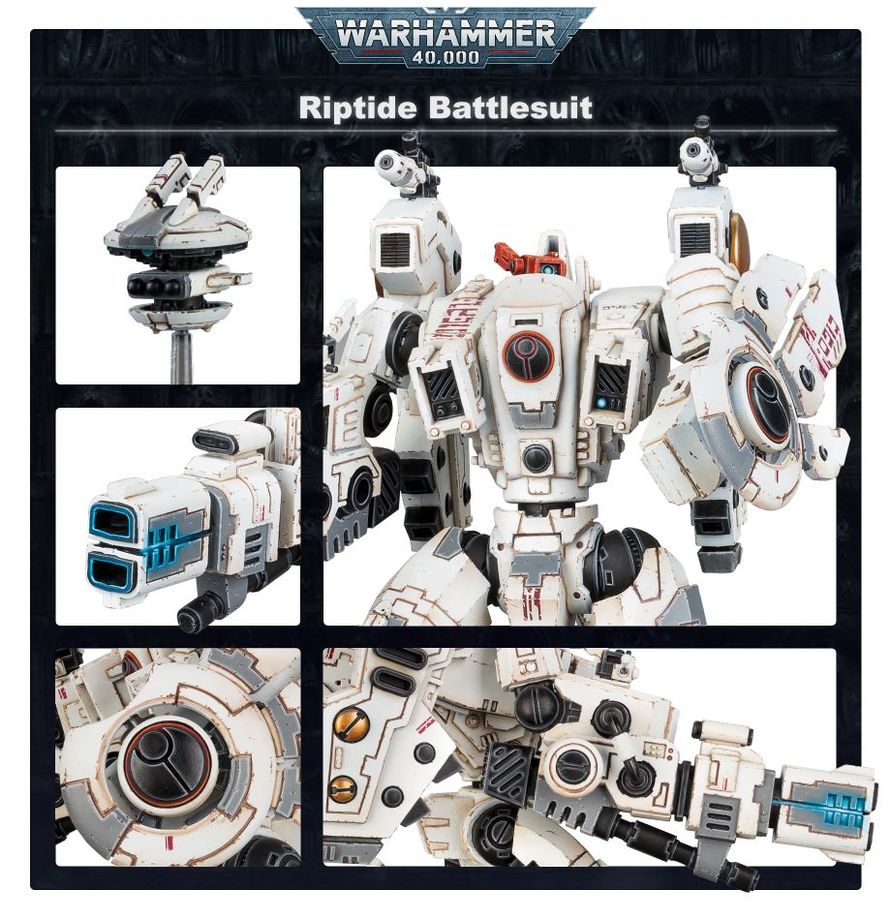 Warhammer: 40.000 - T'au Empire - XV104-Riptide Battlesuit (56-13)