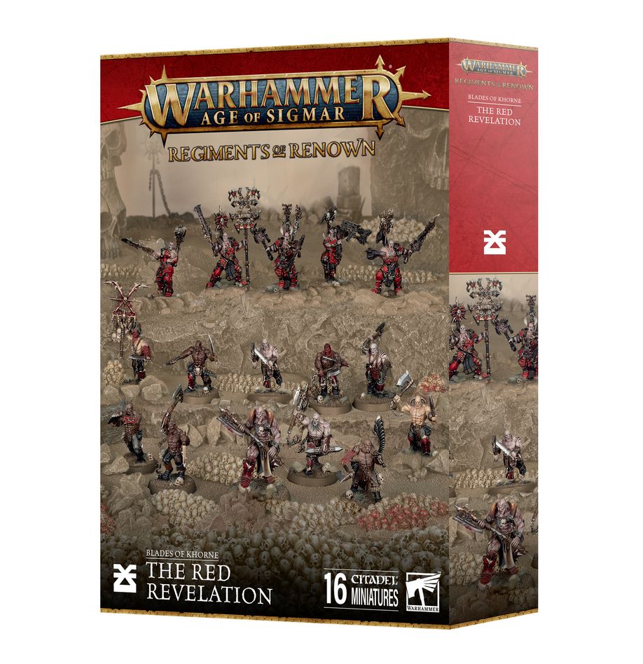 Warhammer Age of Sigmar - Blades of Khorne - Berühmtes Regiment: Die Rote Offenbarung (83-104)