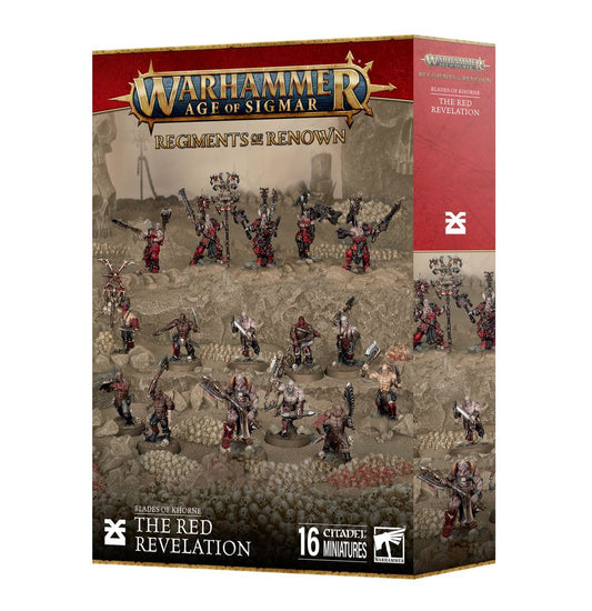 Warhammer Age of Sigmar - Blades of Khorne - Berühmtes Regiment: Die Rote Offenbarung (83-104)