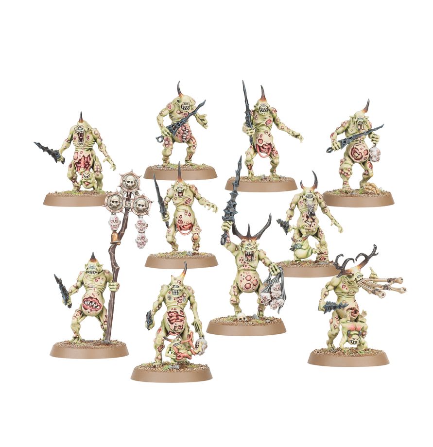 Warhammer Age of Sigmar - Maggotkin of Nurgle - The Pustules (83-106)