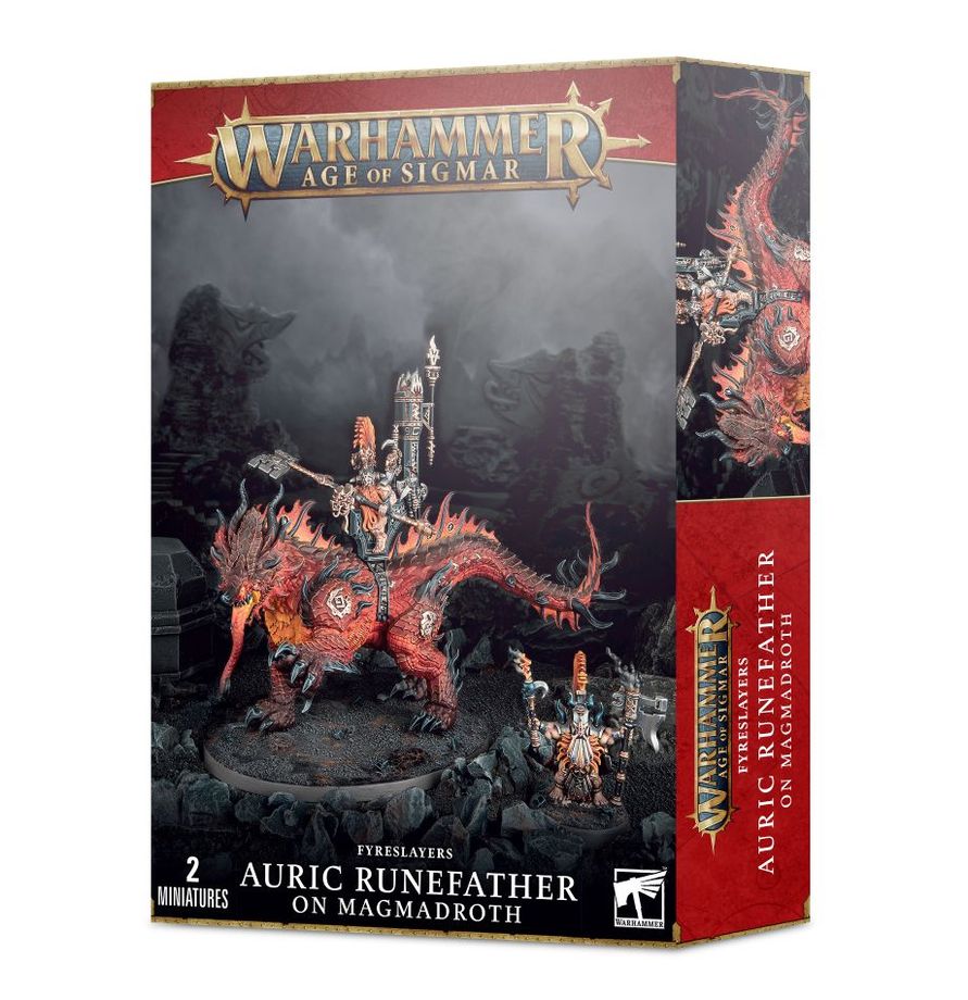 Warhammer Age of Sigmar - Auric Runefather on Magmadroth (84-23)