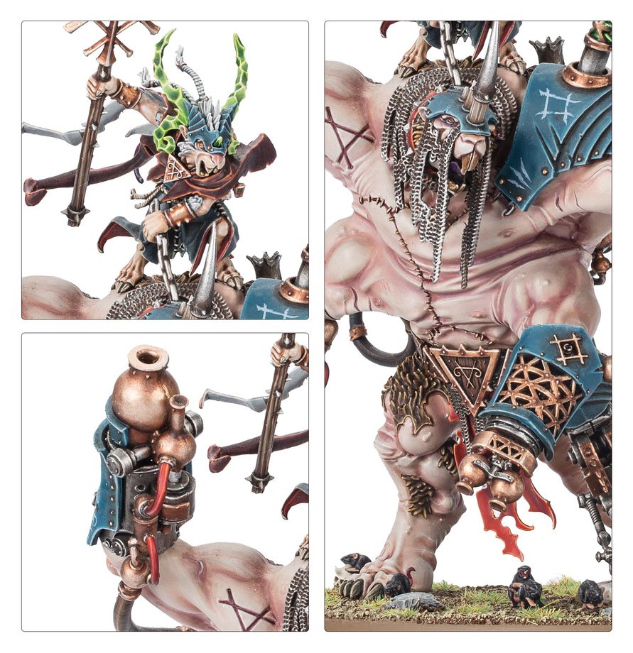Warhammer - Age of Sigmar - Skaven - Thanquol and Boneripper (90-16)
