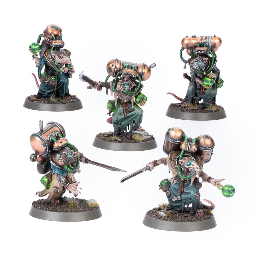 Warhammer - Age of Sigmar - Skaven - Acolyte Globadiers (90-47)