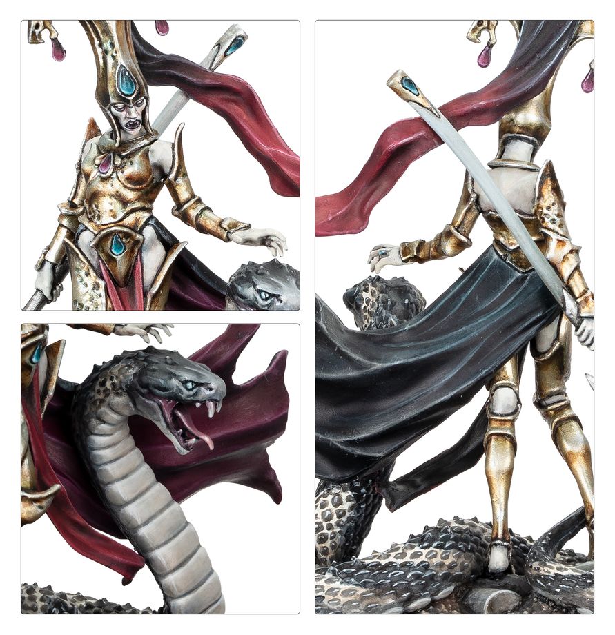 Warhammer Age of Sigmar - Soulblight Gravelords - Sekhar, Fang of Nulahmia (91-73)
