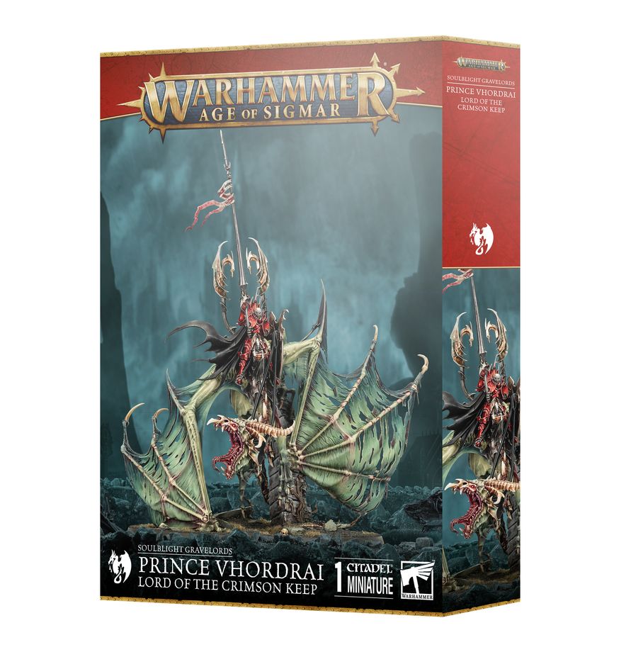 Warhammer Age of Sigmar - Soulblight Gravelords - Prince Vhordrai, Lord of the Crimson Keep (91-80)