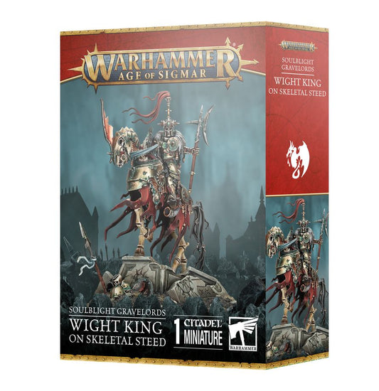 Warhammer Age of Sigmar - Soulblight Gravelords – Wight King on Skeletal Steed (91-83)
