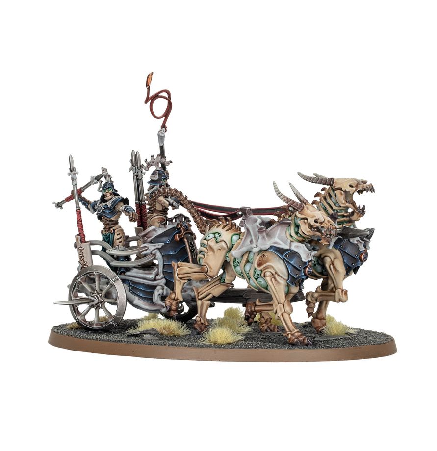 Warhammer Age of Sigmar - Ossiarch Bonereaper - Liege-Kavalos on War Chariot (94-36)