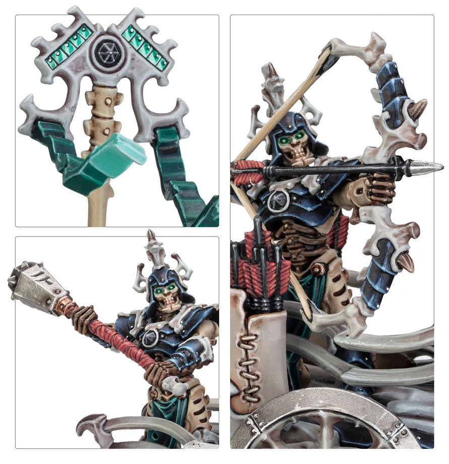 Warhammer Age of Sigmar - Ossiarch Bonereaper - Liege-Kavalos on War Chariot (94-36)