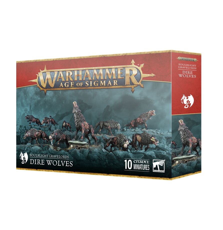Warhammer Age of Sigmar - Soulblight Gravelords - Dire Wolves (91-45)