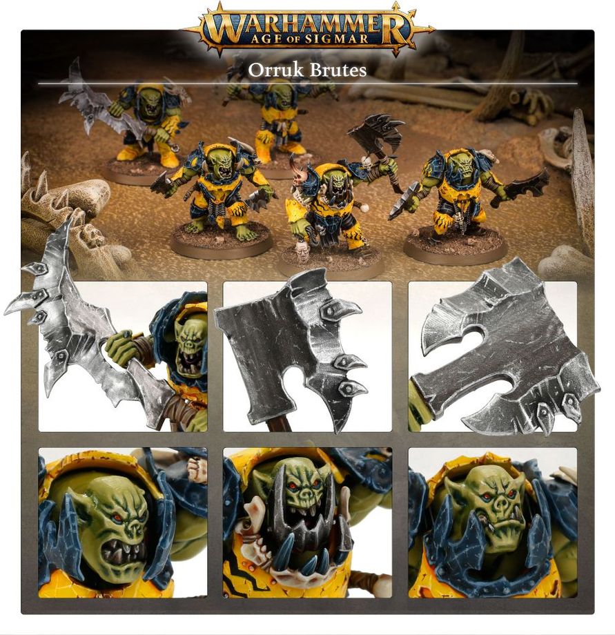 Warhammer Age of Sigmar - Orruk Warclans - Orruk Brutes (89-29)