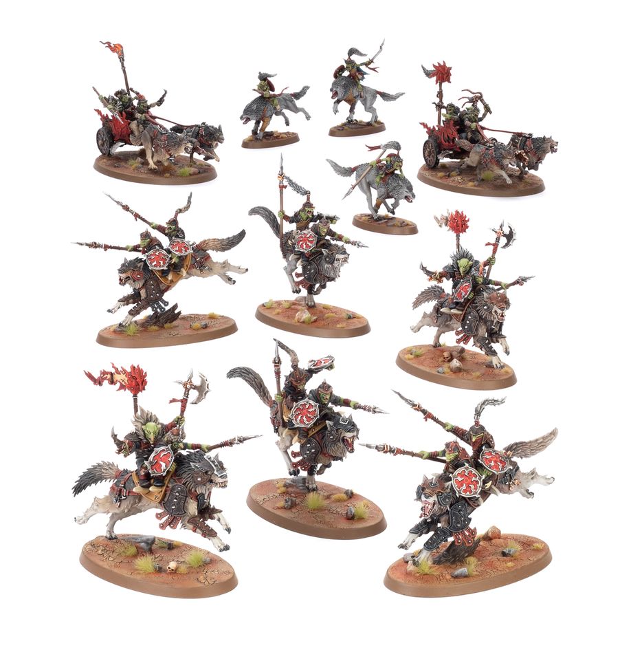 Warhammer Age of Sigmar - Spearhead - Gloomspite Gitz – Snarlpack Huntaz (70-894)