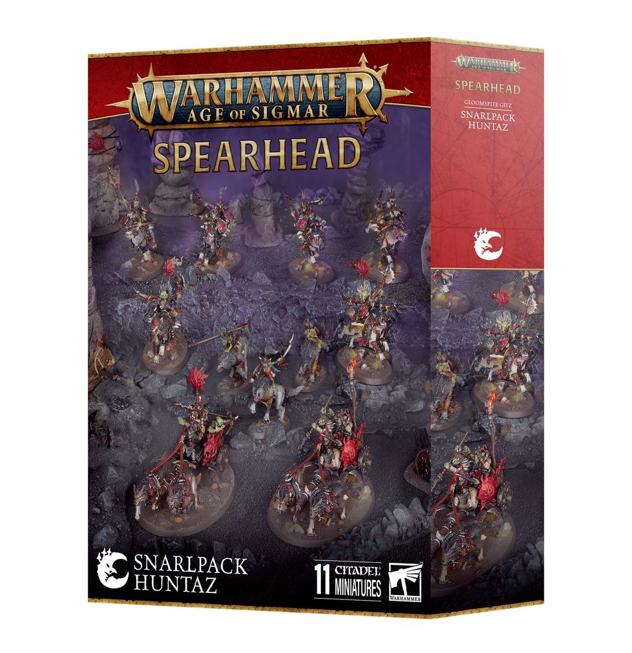 Warhammer Age of Sigmar - Spearhead - Gloomspite Gitz – Snarlpack Huntaz (70-894)