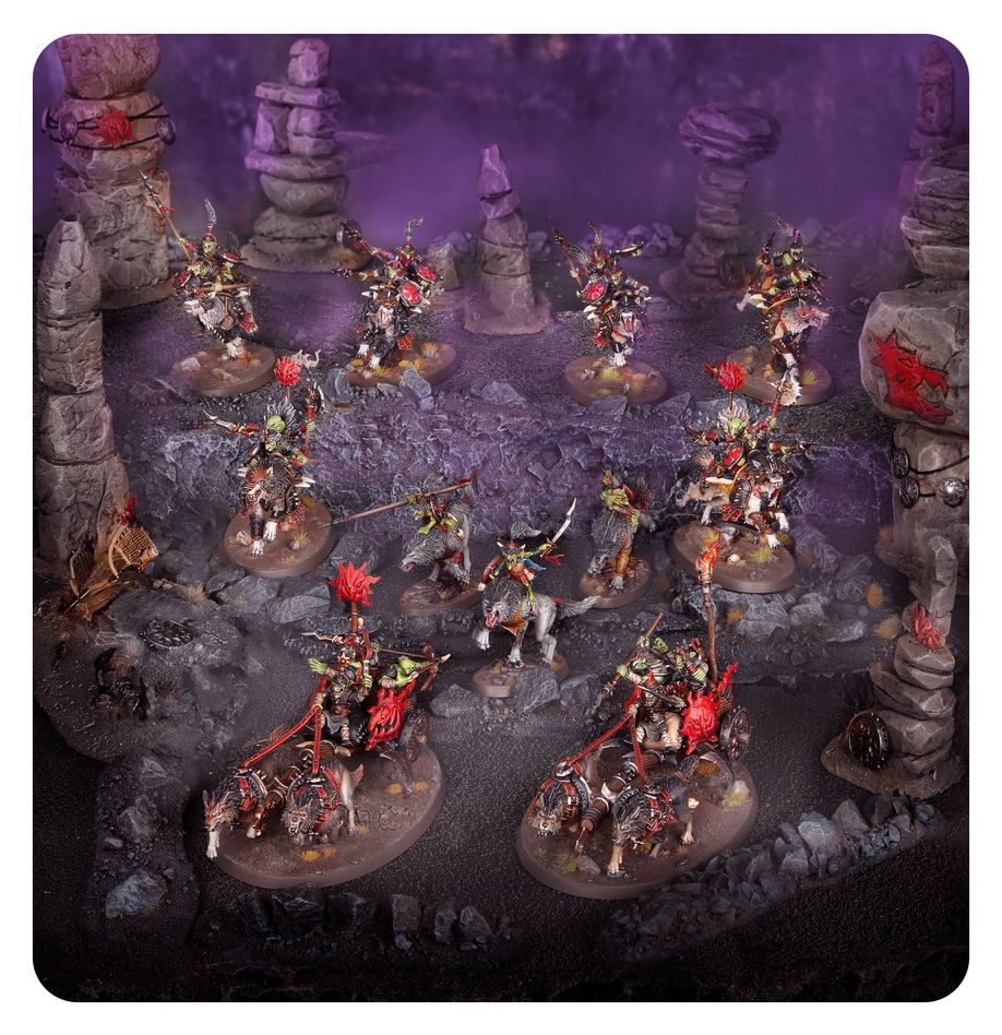 Warhammer Age of Sigmar - Spearhead - Gloomspite Gitz – Snarlpack Huntaz (70-894)