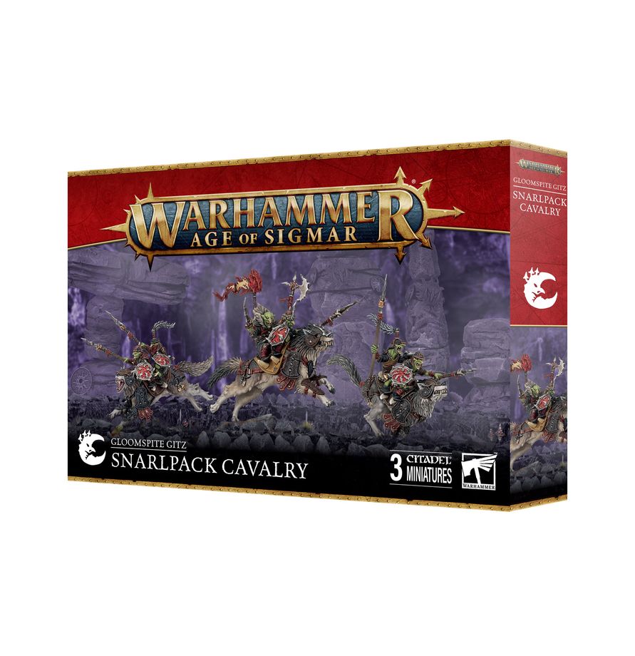 Warhammer Age of Sigmar - Gloomspite Gitz –  Snarlpack Cavalry (89-88)