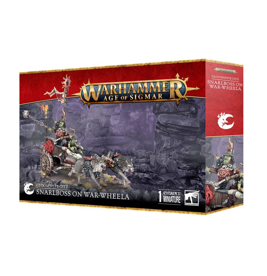 Warhammer Age of Sigmar - Gloomspite Gitz – Snarlboss on War-Wheela (89-91)