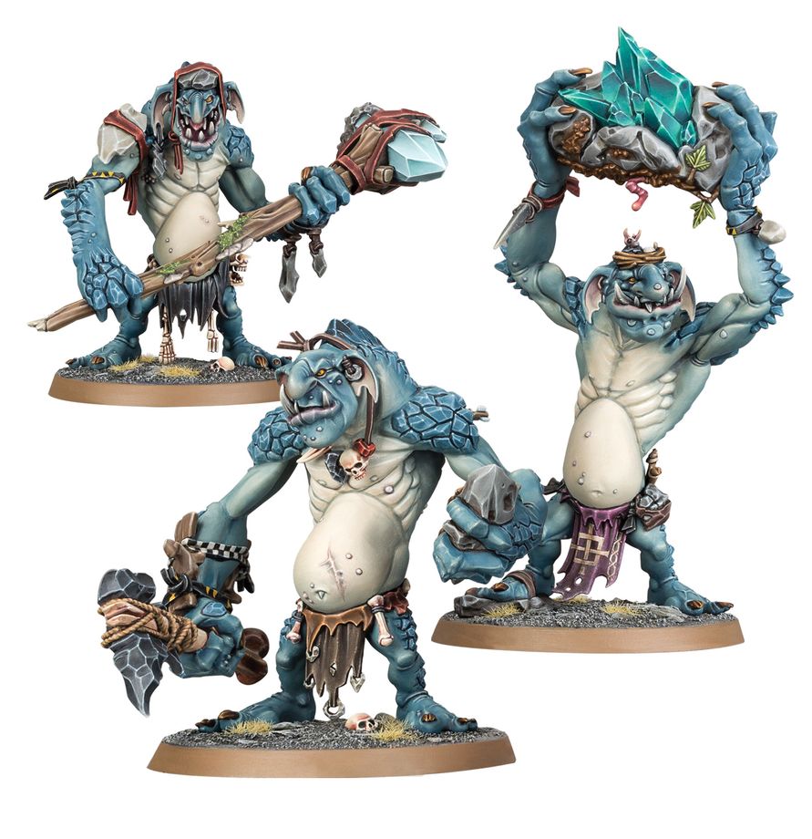 Warhammer Age of Sigmar - Spearhead - Gloomspite Gitz – Rockgut Troggoths (89-33)