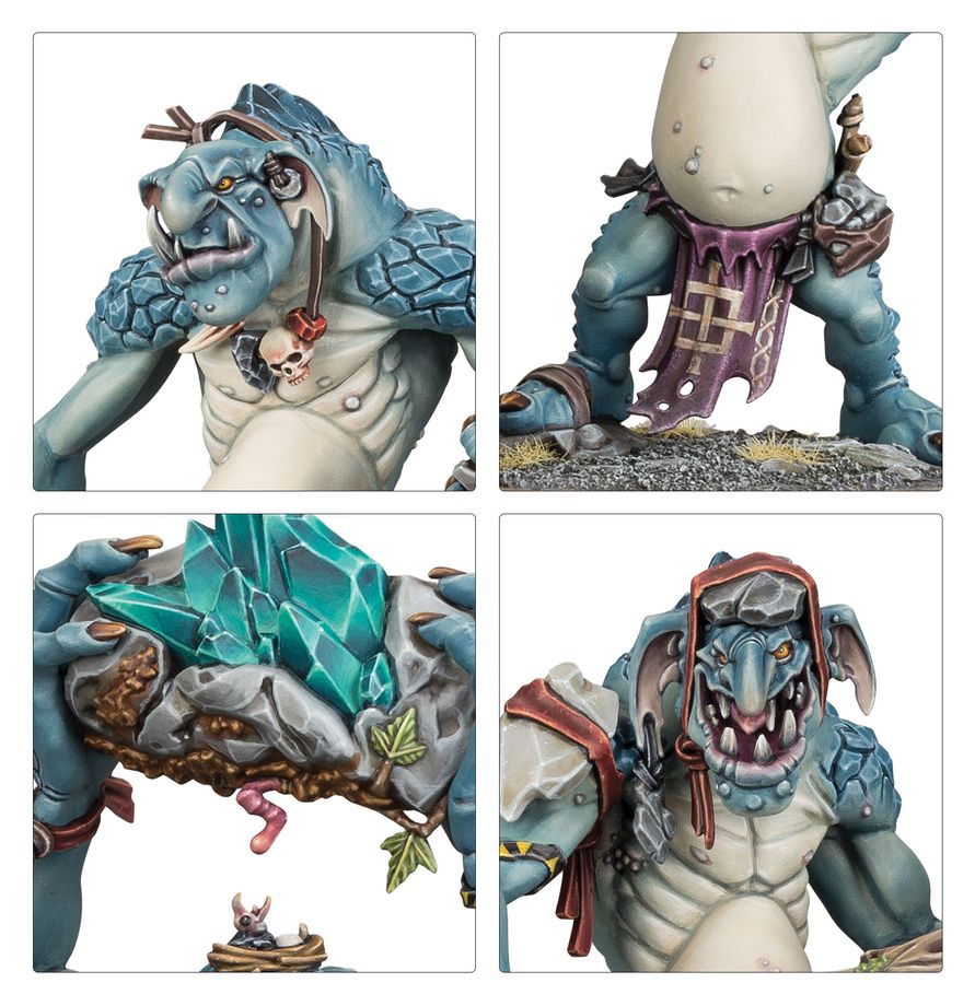 Warhammer Age of Sigmar - Spearhead - Gloomspite Gitz – Rockgut Troggoths (89-33)