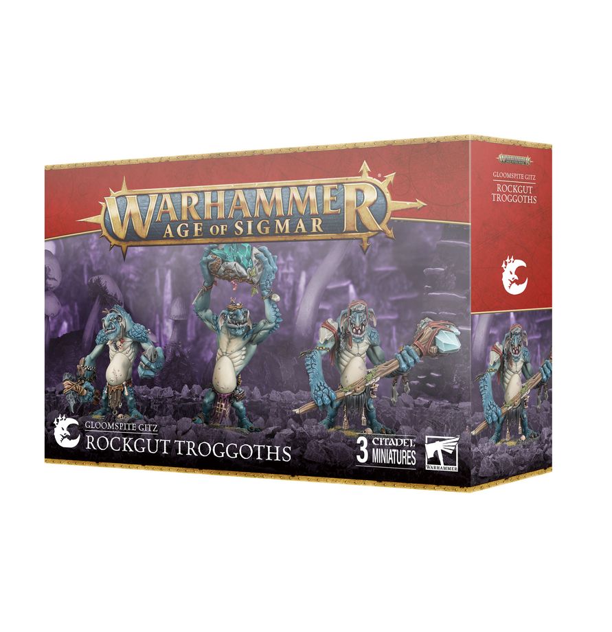 Warhammer Age of Sigmar - Spearhead - Gloomspite Gitz – Rockgut Troggoths (89-33)