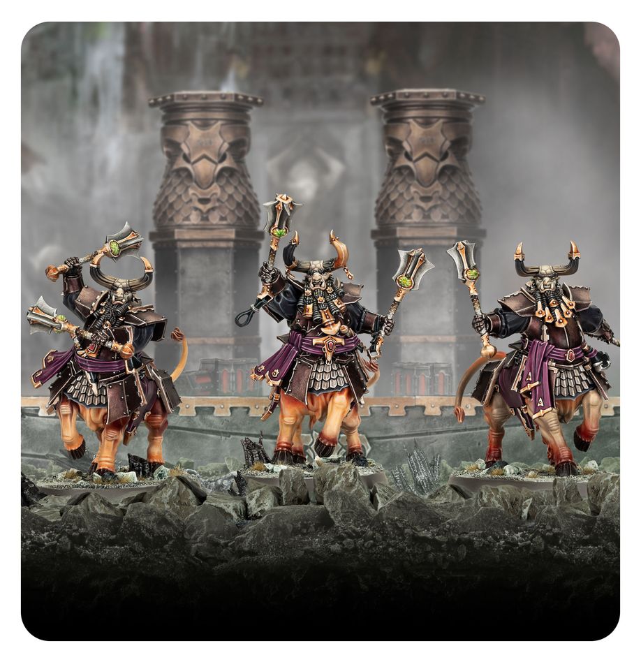 Warhammer Age of Sigmar - Helsmiths of Hashut - Bull Centaurs (82-03)