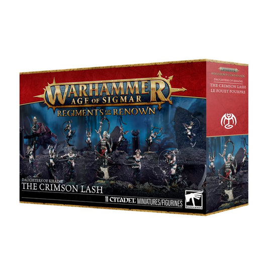 Warhammer Age of Sigmar - Daugthers of Khaine – Regiment of Renown: The Crimson Lash (85-25)