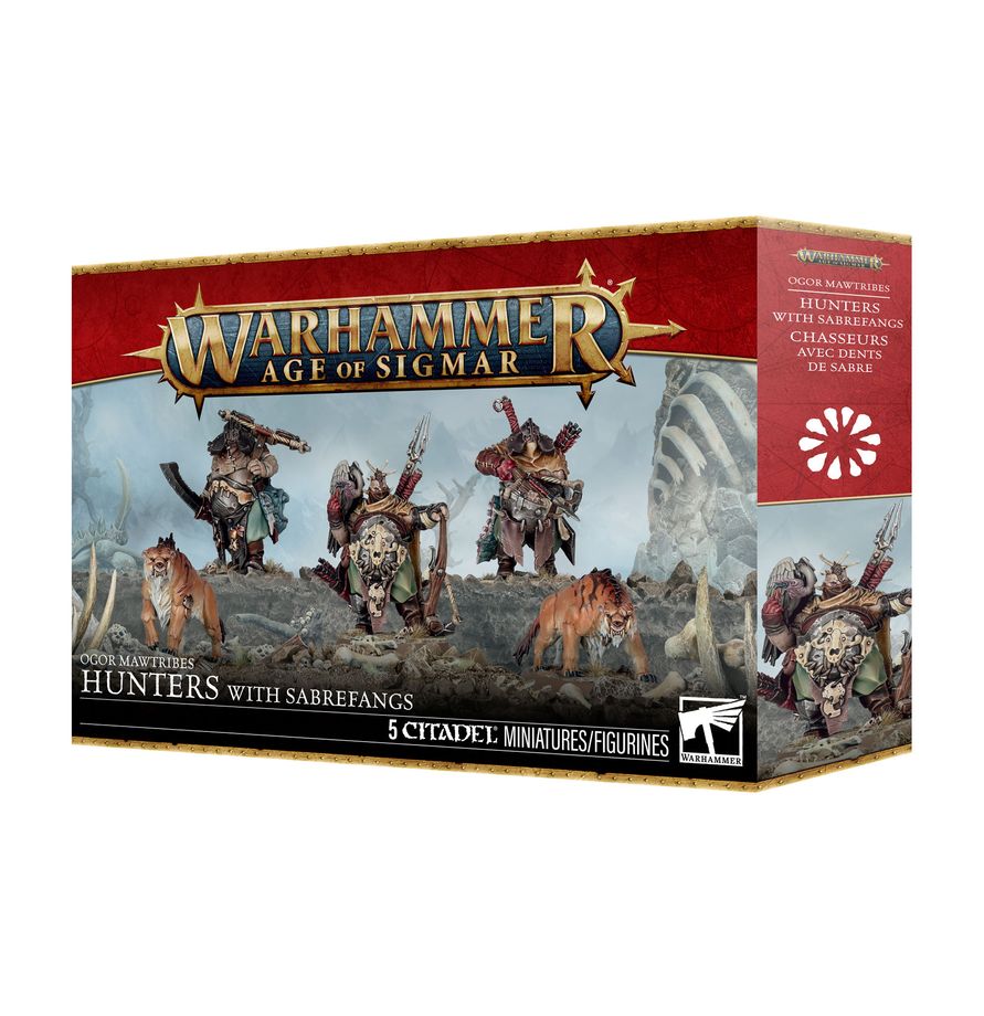 Warhammer Age of Sigmar - Ogor Mawtribes - Hunters with Sabrefangs - (95-23)