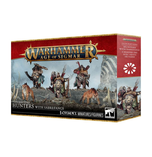 Warhammer Age of Sigmar - Ogor Mawtribes - Hunters with Sabrefangs - (95-23)