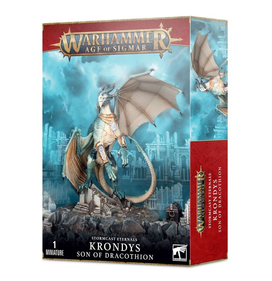 Warhammer Age of Sigmar - Grand Alliance Order - Stormcast Eternals - Krondys, Son of Dracothion (96-50)