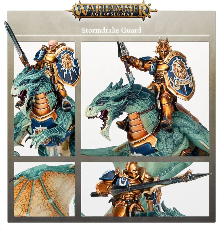 Warhammer Age of Sigmar - Grand Alliance Order - Stormcast Eternals - Stormdrake Guard (96-54)