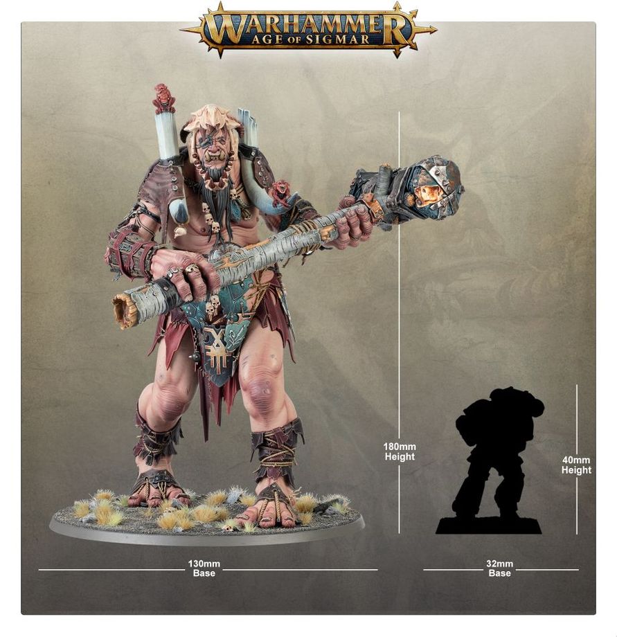 Warhammer Age of Sigmar - Grand Alliance Destruction - Sons of Behemat - King Brodd