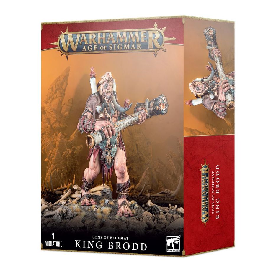 Warhammer Age of Sigmar - Grand Alliance Destruction - Sons of Behemat - King Brodd