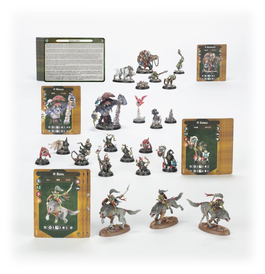 Warhammer Underworlds - Destruction Warbands: Gitz and Goliaths (109-43)