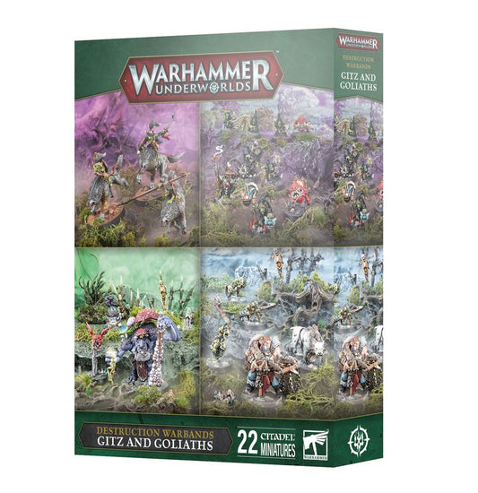 Warhammer Underworlds - Destruction Warbands: Gitz and Goliaths (109-43)
