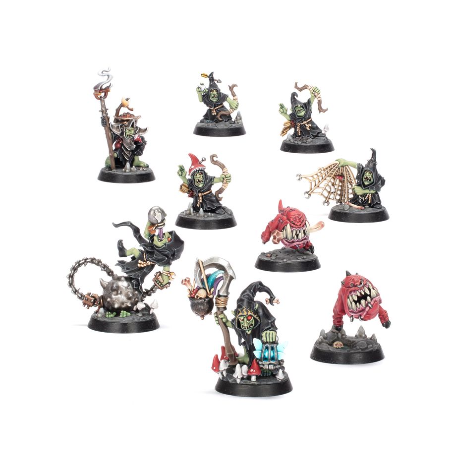 Warhammer Underworlds - Destruction Warbands: Gitz and Goliaths (109-43)