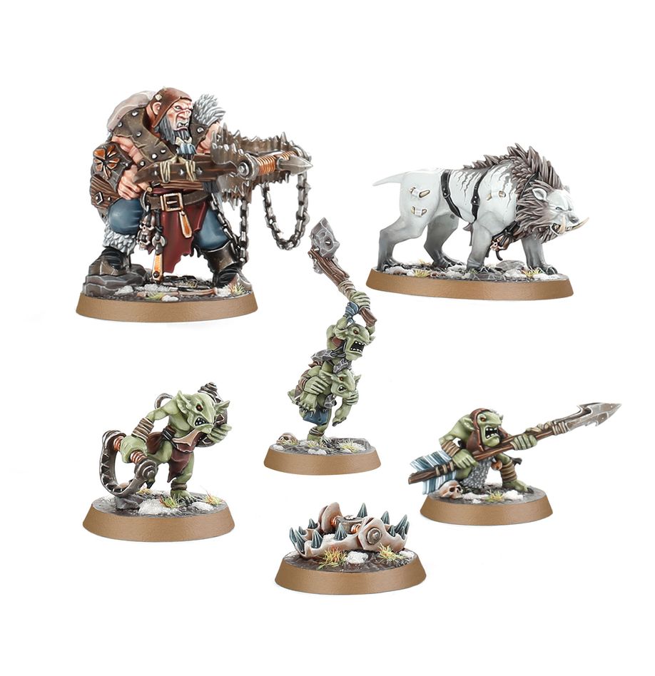 Warhammer Underworlds - Destruction Warbands: Gitz and Goliaths (109-43)