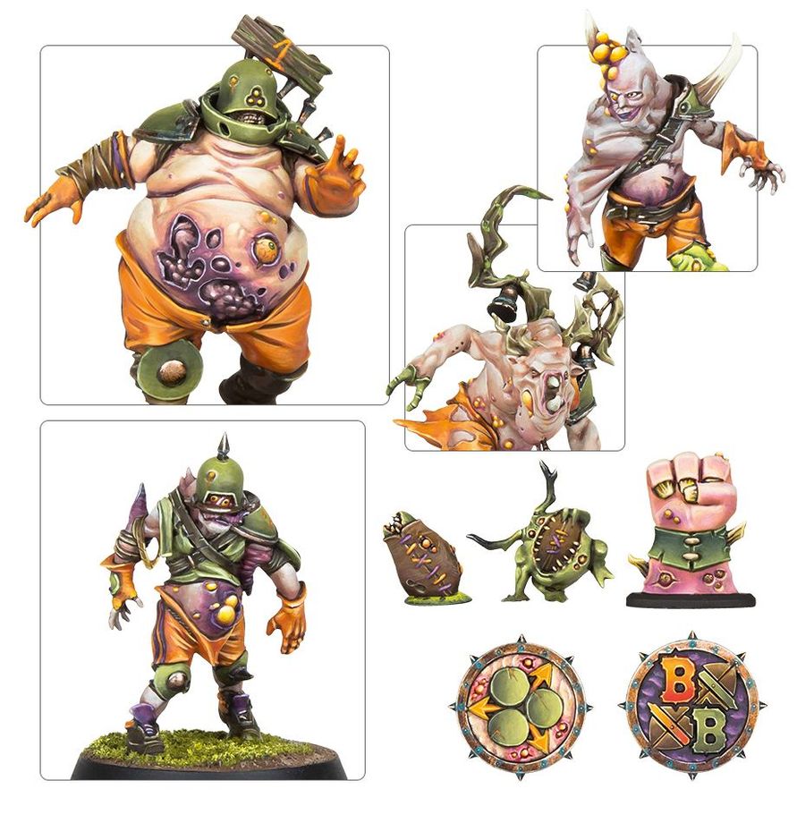 Blood Bowl - Nurgle Blood Bowl Team: Nurgle´s Rotters (200-57)