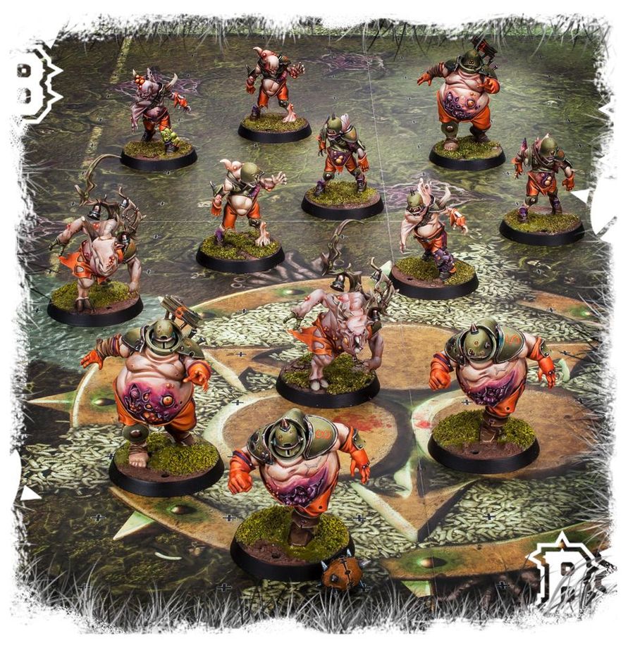 Blood Bowl - Nurgle Blood Bowl Team: Nurgle´s Rotters (200-57)
