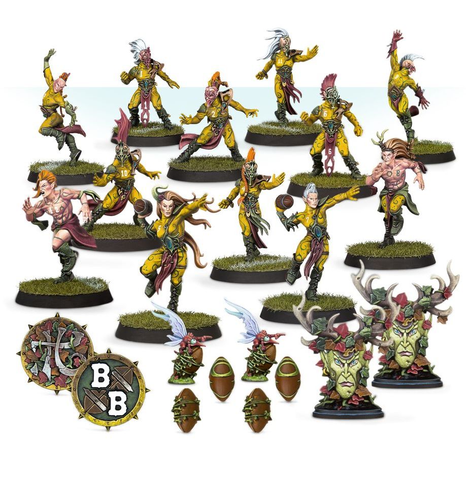 Blood Bowl - Wood Elf Blood Bowl Team – Athelorn Avengers (200-66)