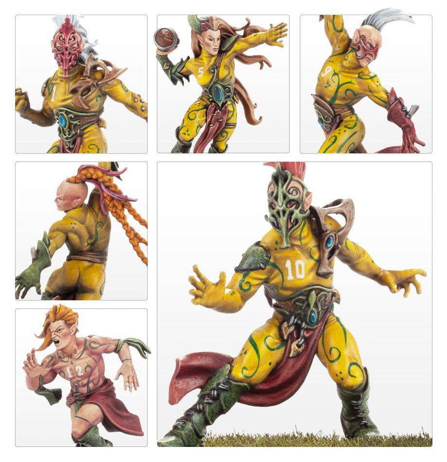 Blood Bowl - Wood Elf Blood Bowl Team – Athelorn Avengers (200-66)