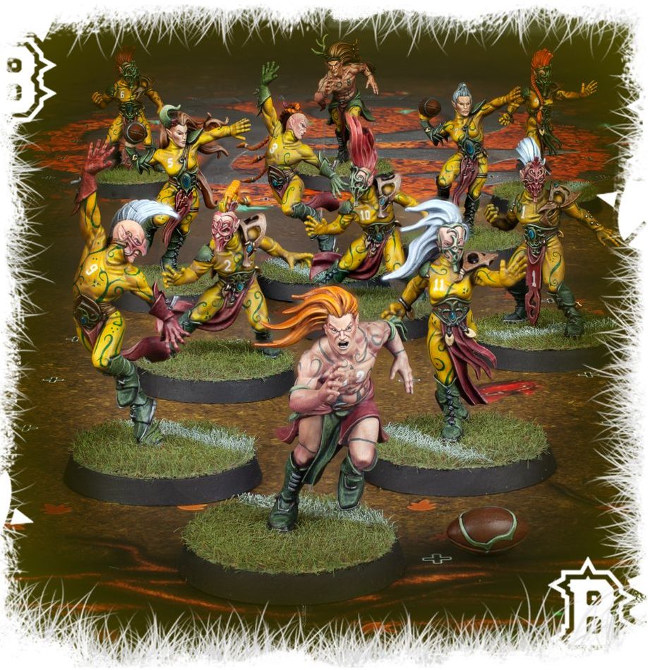 Blood Bowl - Wood Elf Blood Bowl Team – Athelorn Avengers (200-66)
