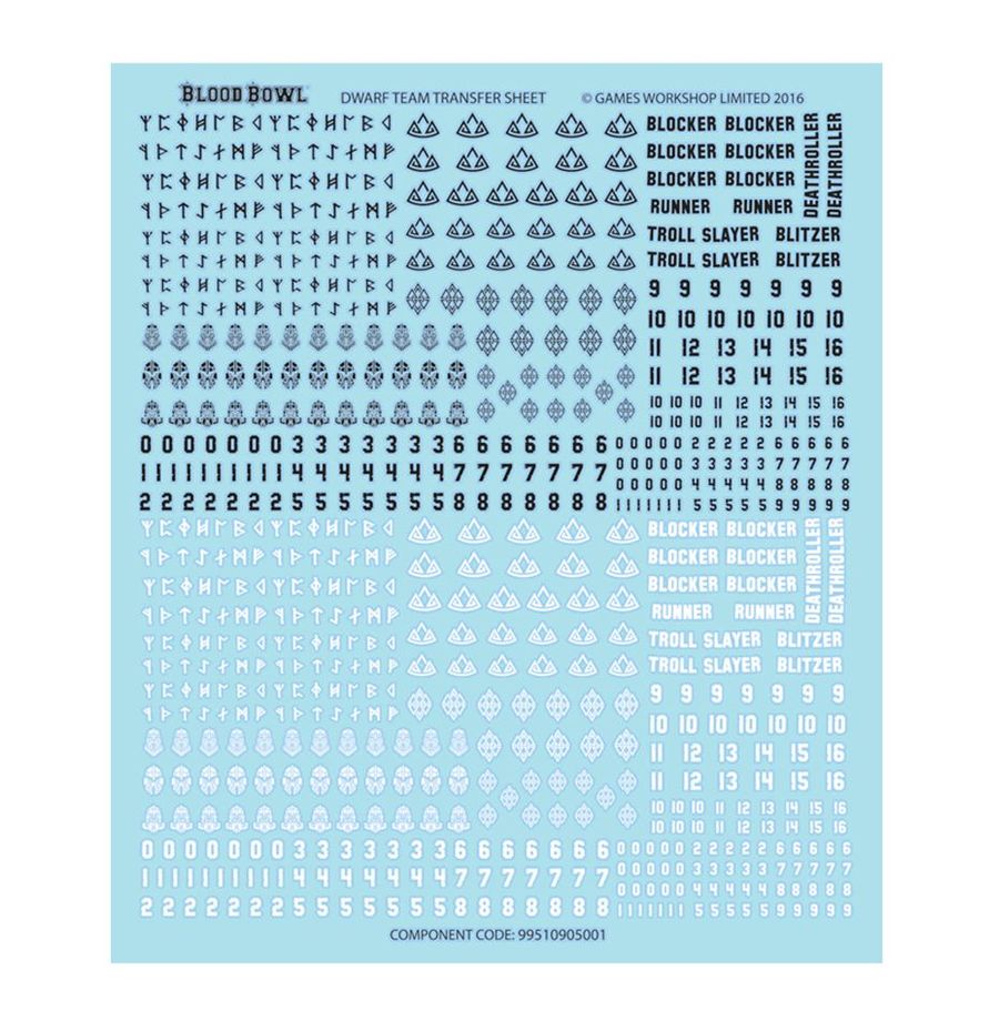 Blood Bowl - Dwarf Blood Bowl Team: The Dwarf Giants (200-17)