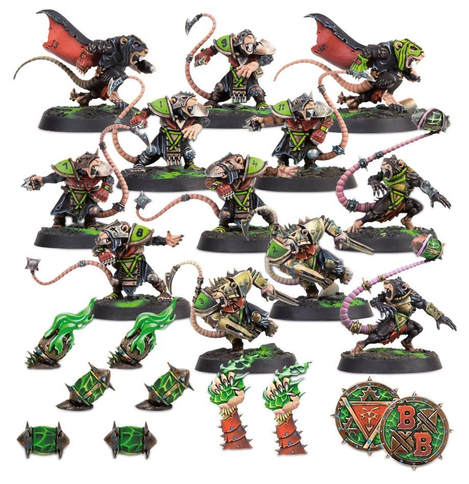 Blood Bowl - Skaven Blood Bowl Team – Skavenblight Scramblers (200-11)